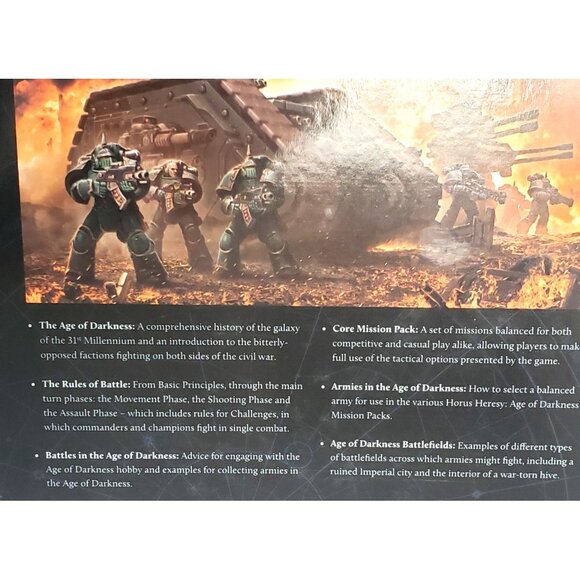 Warhammer 30k 3rd Edition Horus Heresy Age of Darkness Core Book Saturnine Ed - Picture 4 of 5